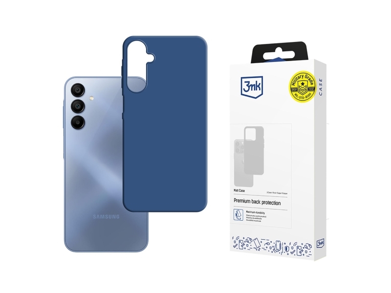 3Mk Matt Case Pro Samsung Galaxy A15 5G, Blueberry