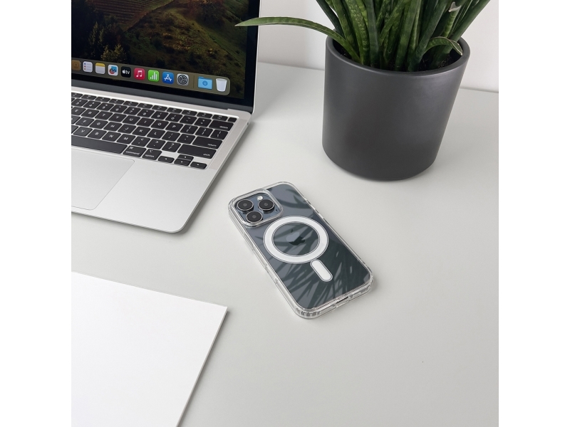 Magsafe-Kompatibelt Gennemsigtigt Corner Cover Til Iphone 17 Air - Klar