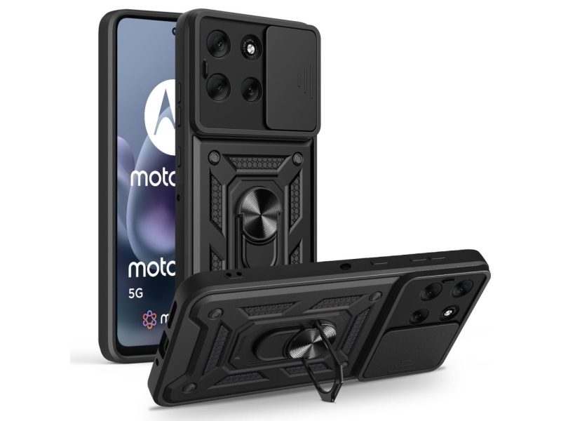 Tech-Protect Camshield Pro Case Für Motorola Moto G86 5G - Schwarz