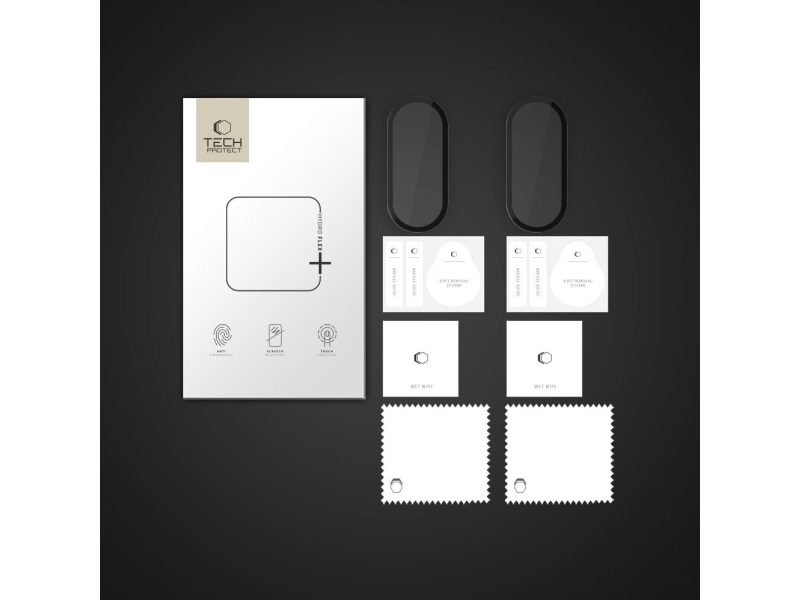 Tech-Protect Hybridglas Glass Flex+ Til Xiaomi Smart Band 10 / 10 Nfc Sort [2-Pack]