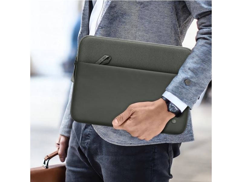 Tech-Protect Sleeve Laptoptaske 13-14 - Grøn