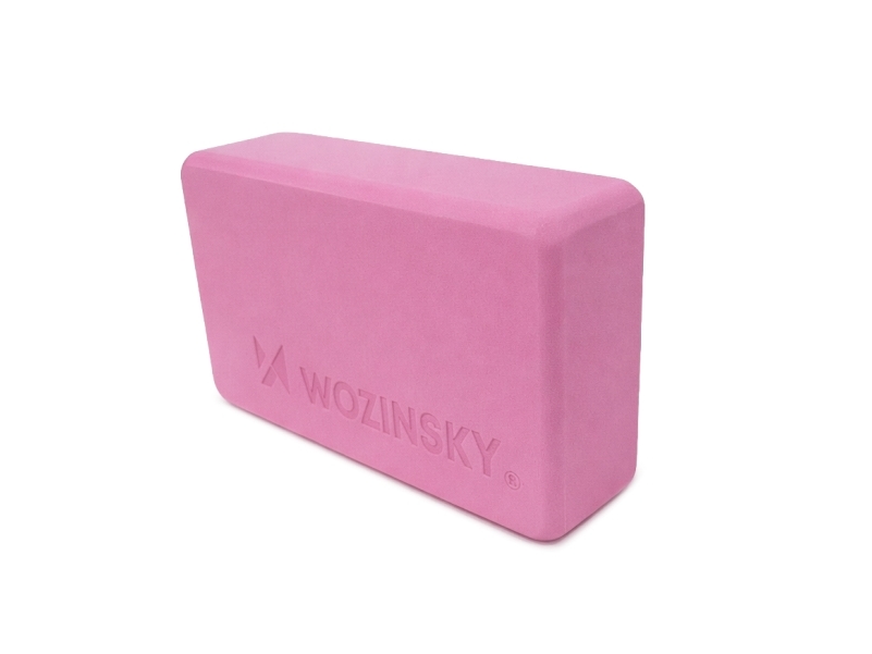 Wozinsky Yoga Cube til pilates og stretching - pink
