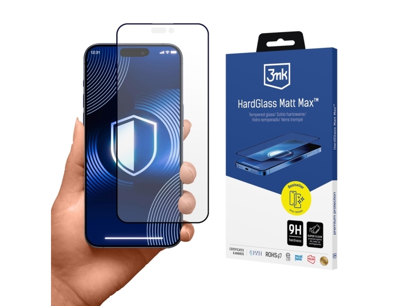 3Mk Hardglass Matt Max Til Apple Iphone 17 Pro