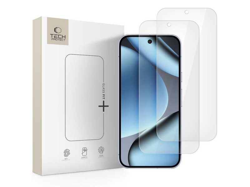 Tech-Protect Glass Fit+ 2Er-Pack Panzerglas Für Google Pixel 9 Pro Xl / 10 Pro Xl - Transparent