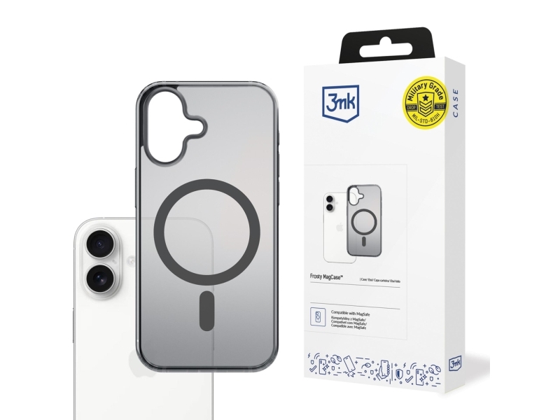 3Mk Frosty Magcase Black Hülle Für Apple Iphone 17