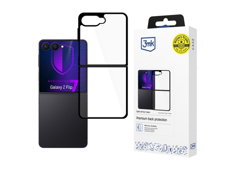 3Mk Satin Armor Case+ Flip-Case Für Samsung Galaxy Z Flip7
