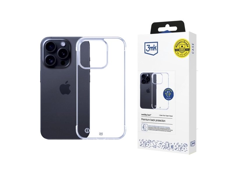 3Mk Just20g Clear Case Til Apple Iphone 16 Pro