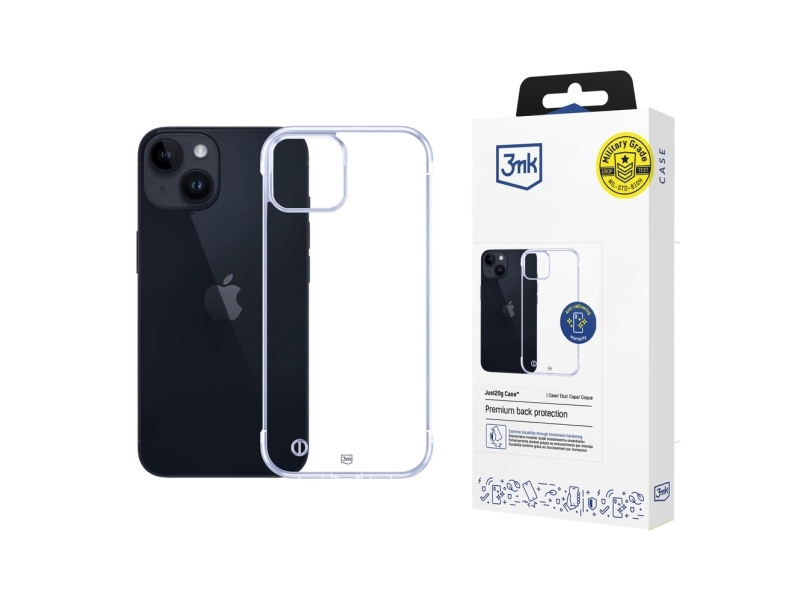 3Mk Just20g Clear Case Cover Til Apple Iphone 14