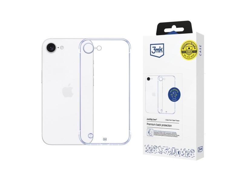 3Mk Just20g Clear Case Hülle Für Apple Iphone 16E (Klar)