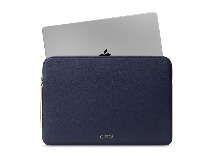 Tech-Protect Fleece Laptop-Taske 13-14" - Blå