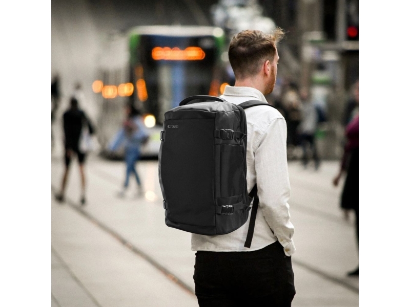 Tech-Protect Defender S40 Rucksack Für Ryanair & Wizzar, 20L Laptop - Schwarz