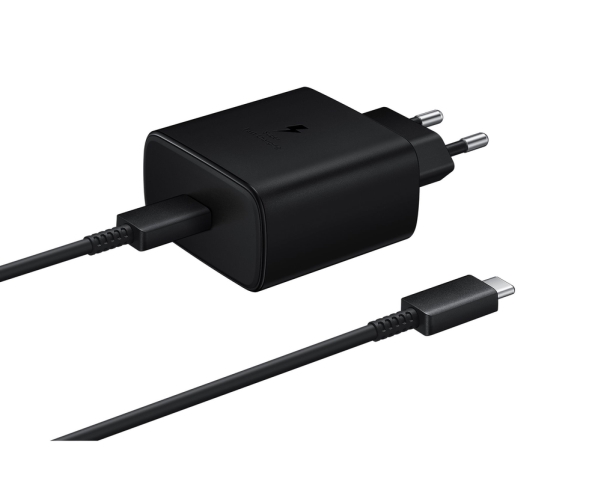 Samsung Ep-Ta845ewe 45W Netoplader Med Usb-C Kabel Samsung Ep-Dw767jwe 45W 1,8 M Sort