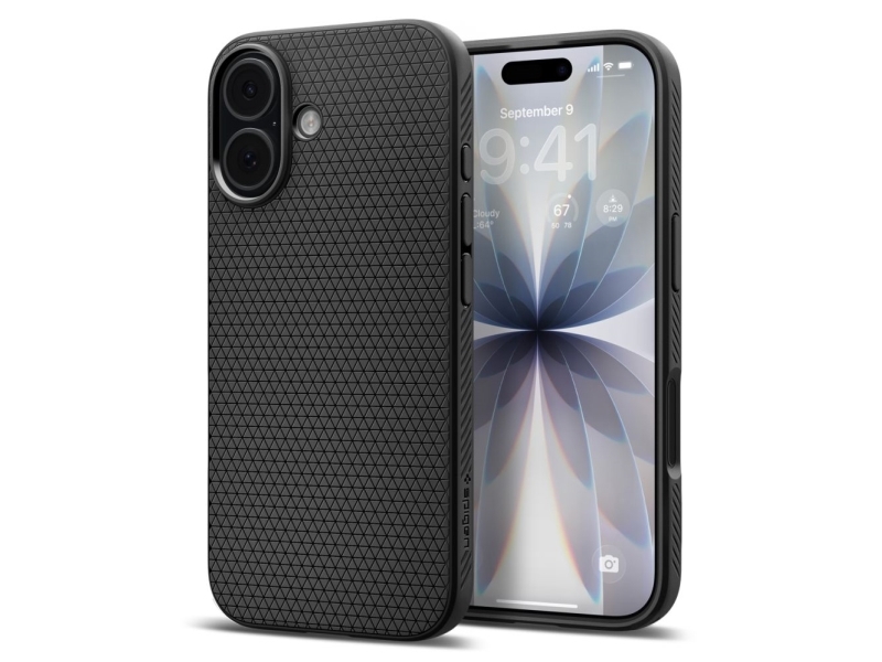 Spigen Acs10369, Cover, Apple, Iphone 17, 16 Cm (6.3"), Schwarz