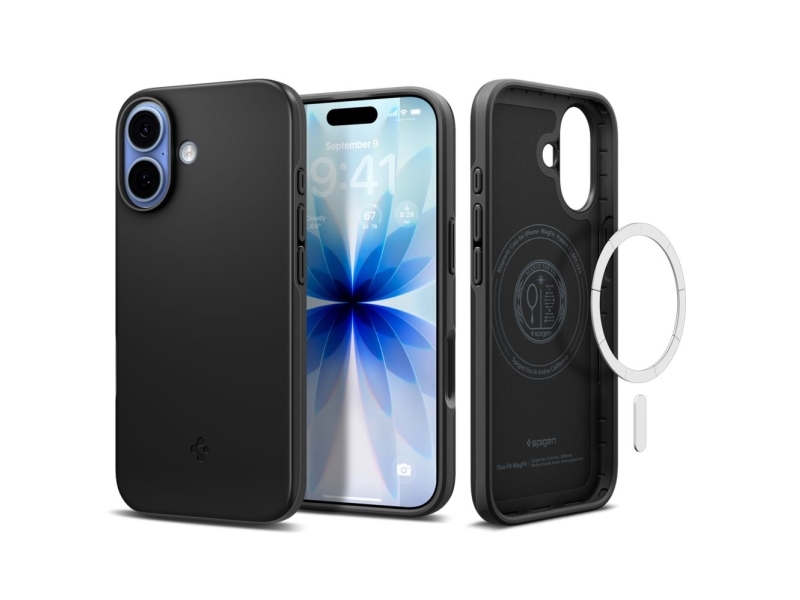 Spigen iPhone 17 Case Thin Fit Magfit, Mobilskal, Apple, iPhone 17, 16 cm (6.3), Transparent, Vit | Tele & GPS - Mobil reservdelar - Höljesdelar | GameStuff