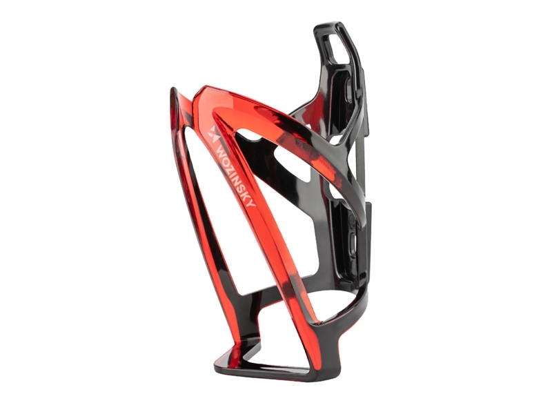 Wozinsky WUR-01BR Bike Bottle Holder Basket - Black and Red