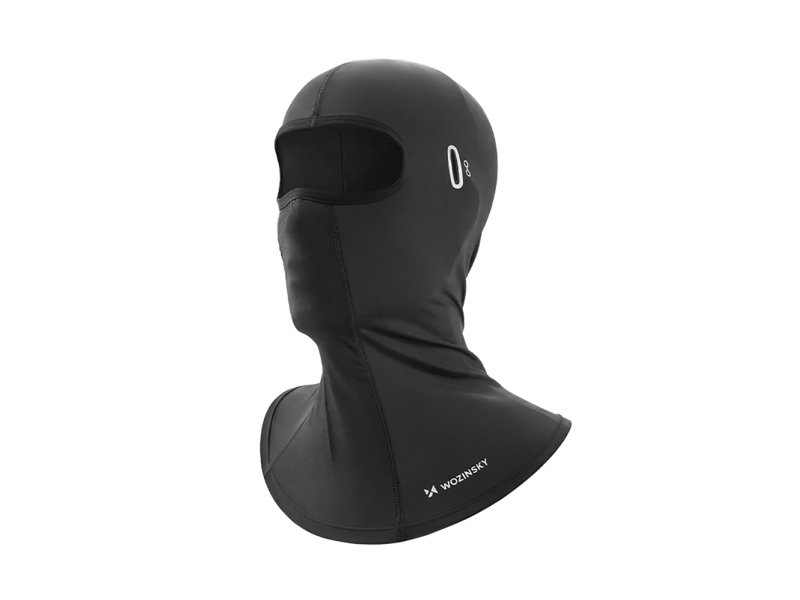 Wozinsky Wkm-02B Balaklava Gesichtsmaskke Motorrad Fahrrad Balaklava Mit Brillenlöchern - Schwarz