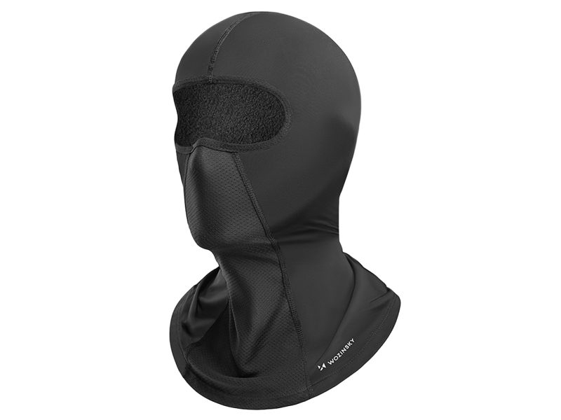 Wozinsky WKM-03B face mask motorcycle bicycle winter balaclava - black