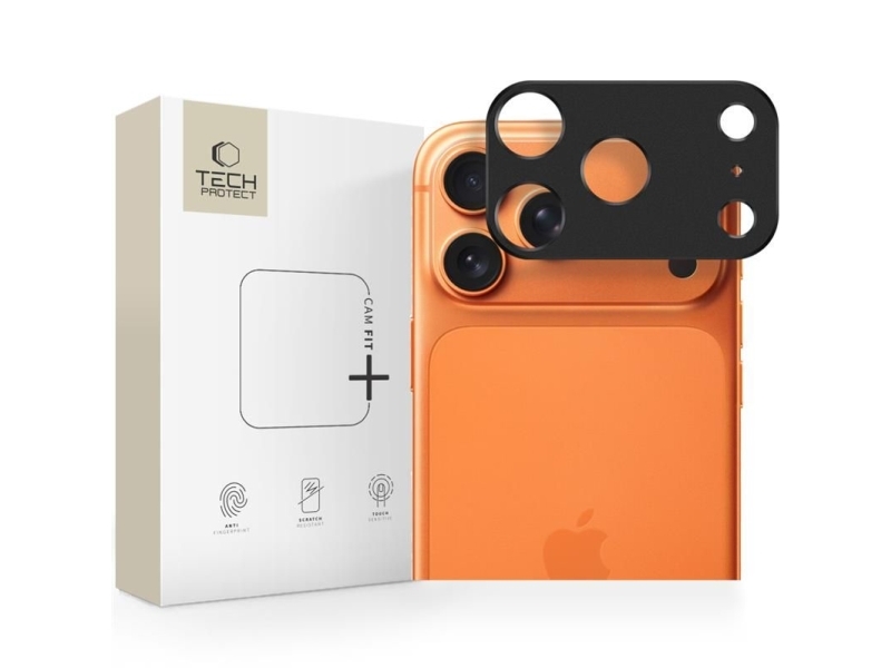 Tech-Protect Camalloy Fit+ Cover Til Iphone 17 Pro - Sort