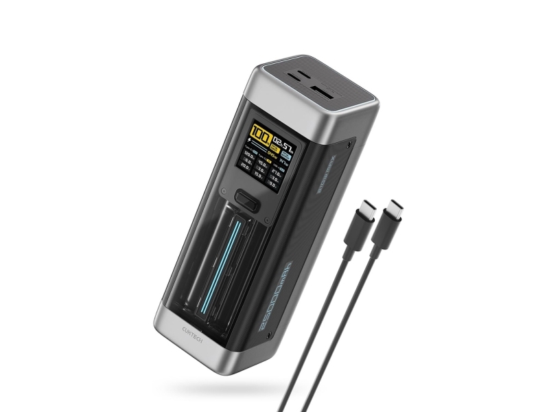 Cuktech Powerbank Cuk00p23glbk 210 W 25000 Mah 2 X Usb-C + 1 X Usb-A (Schwarz)