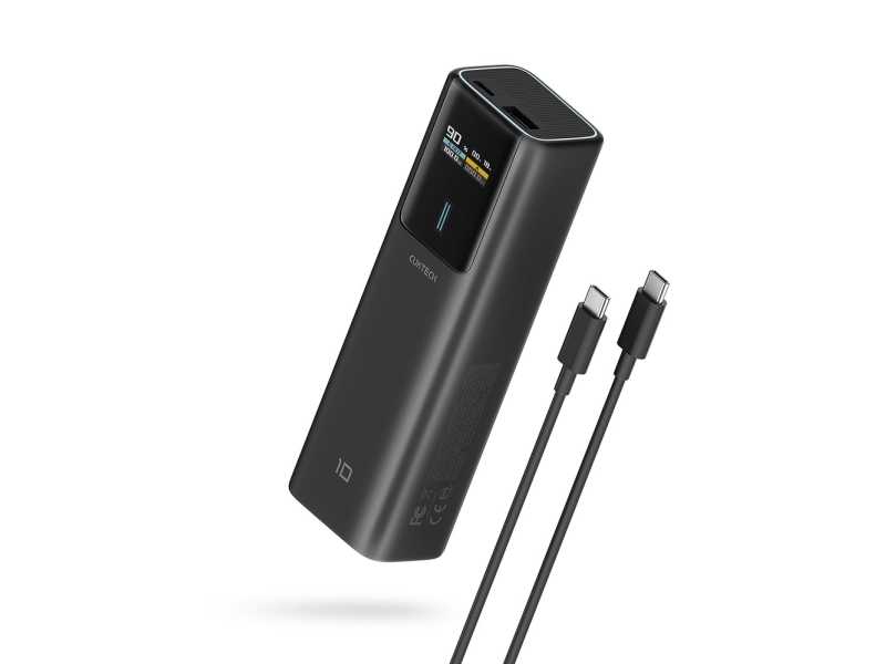 Powerbank Cuktech Powerbank Ckpb100pglbl 150W 10000Mah Usb-C Usb-A - Schwarz