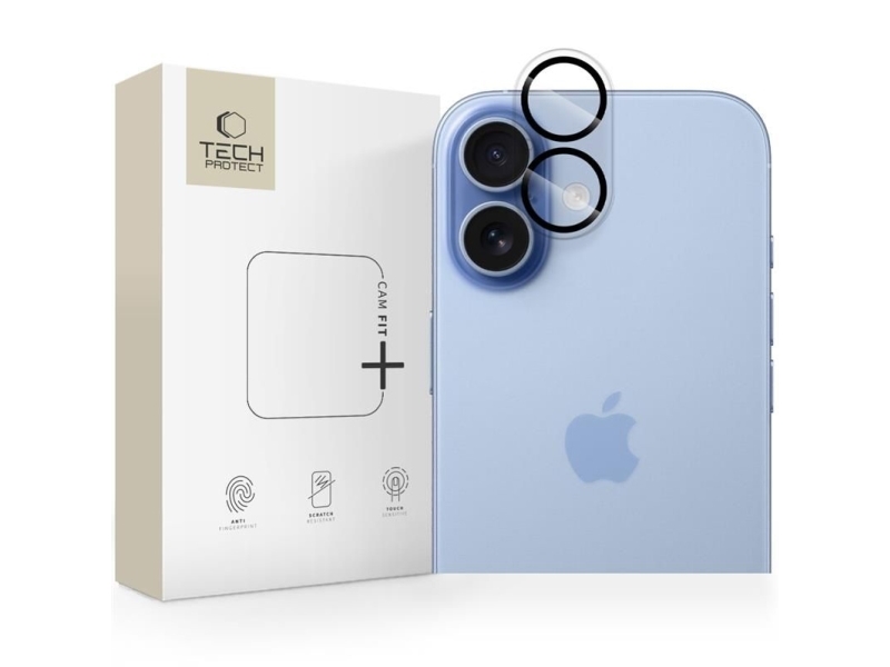 Tech-Protect Cam Fit+ Kameraschutz Für Iphone 17 - Klar