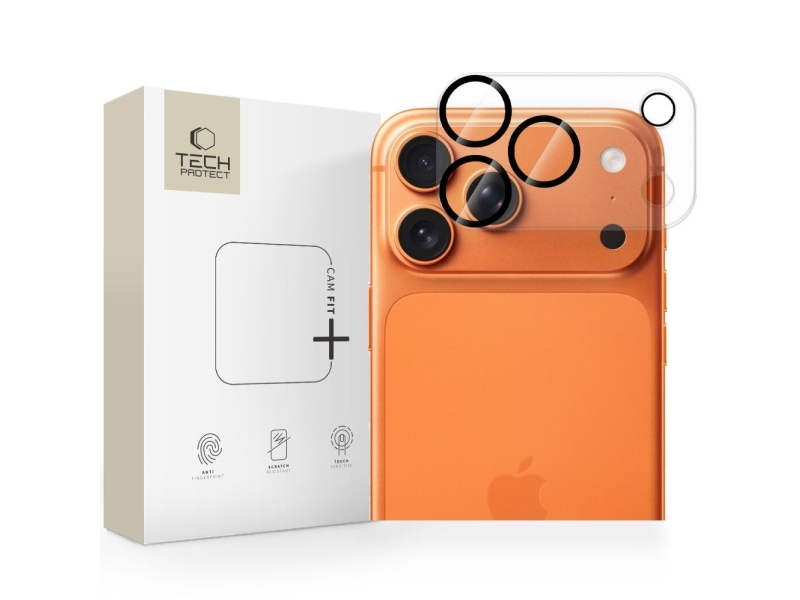Tech-Protect Cam Fit+ Kameraschutz Für Iphone 17 Pro Max - Klar