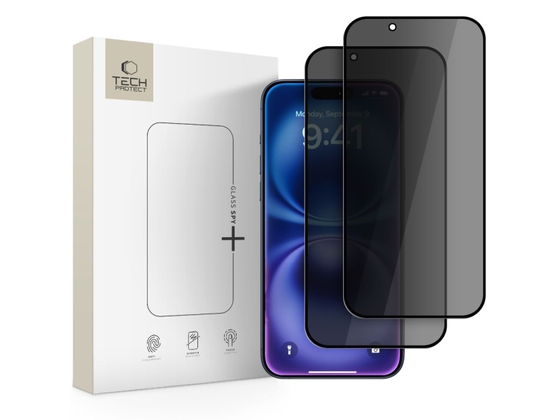 Tech-Protect Privatsphäre-Schutzglas Spy+ 2Er-Set Für Iphone 17 Air