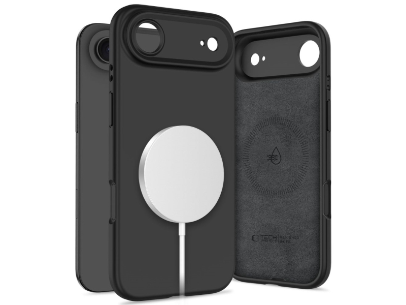 Tech-Protect Silikon Magsafe Case Für Iphone 17 Air - Schwarz
