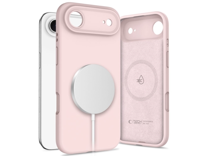 Tech-Protect Silikon-Magsafe-Hülle Für Iphone 17 Air - Pink