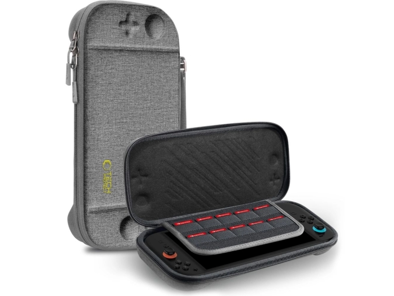 Tech-Protect Slim Pouch Case for Nintendo Switch 2 - Grey - Taske