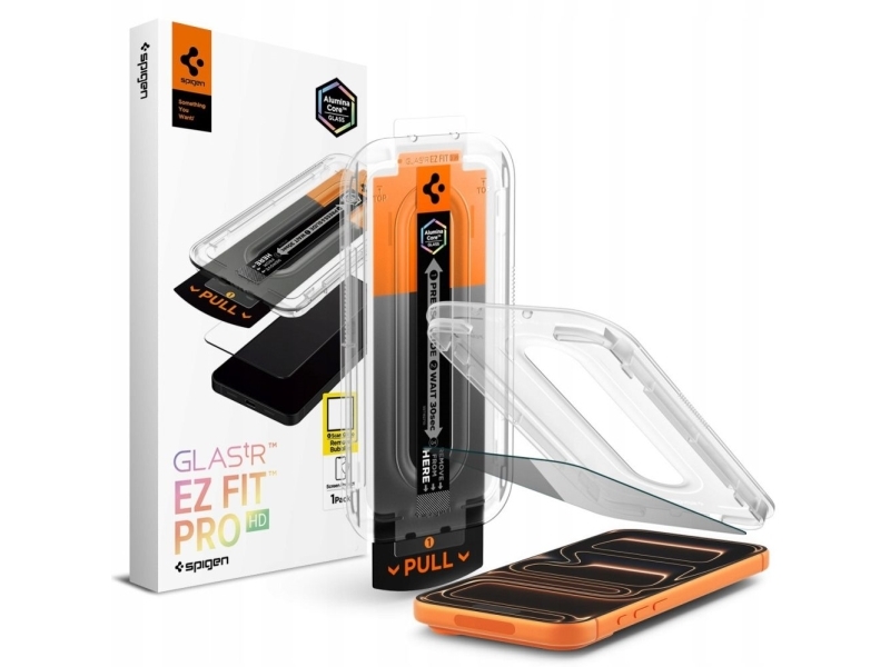 Spigen Glas.Tr Ez Fit Pro Hd, Apple, Iphone 17 Pro Max / Iphone 16 Pro Max, Staubresistent, Kratzresistent, Schwarz, 1 Stück(E)