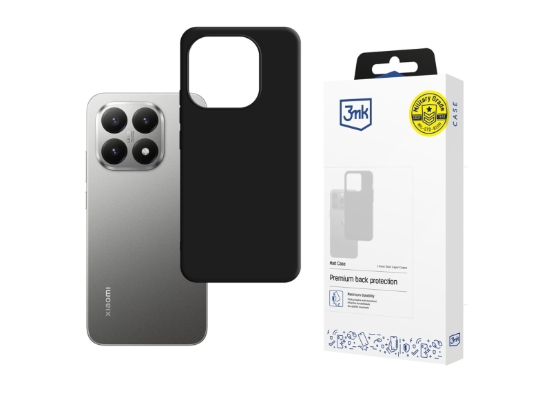 3Mk Matt Case Für Xiaomi 15T 5G - Schwarz
