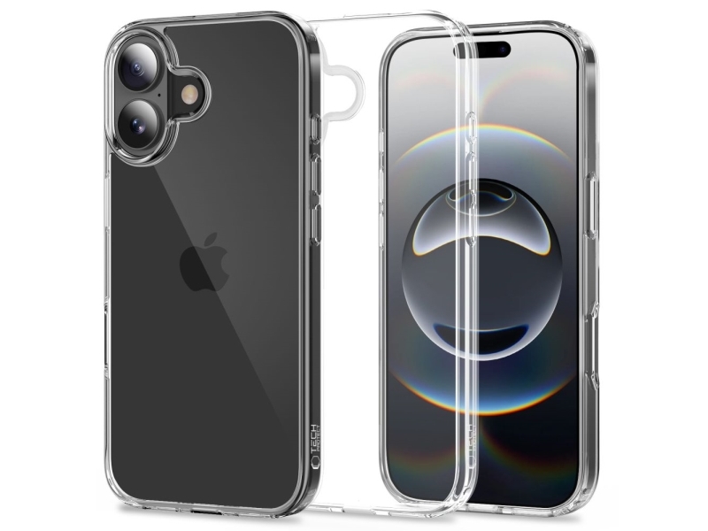 "Tech-Protect Flexair" Hibridinis Dėklas, Skirtas "Iphone 17" - Skaidrus