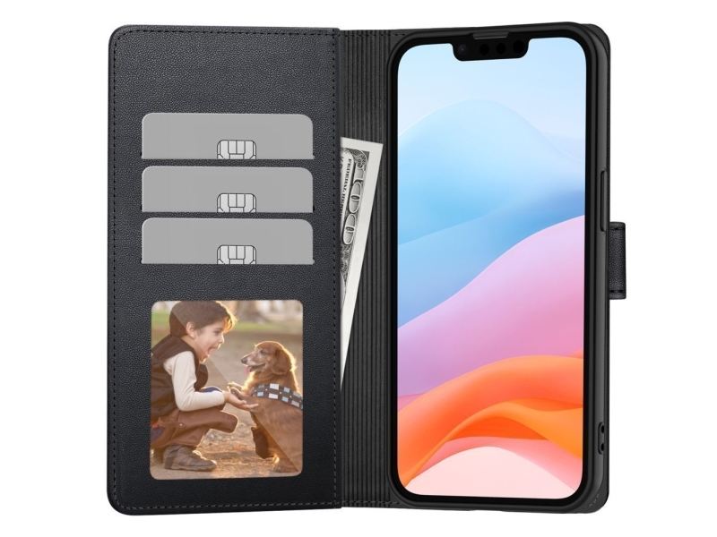 Tech-Protect Galaxy A17 4G/5G/A26 5G Wallet Mit Kartenfach, Schwarz