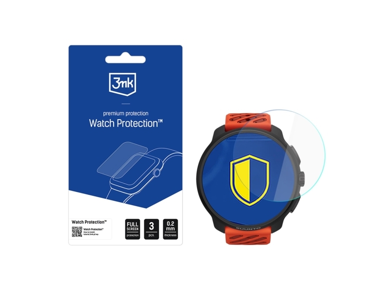 3Mk Apsauga "Suunto Race 2" - 3Mk Laikrodžio Apsauga Su "Flexibleglass"