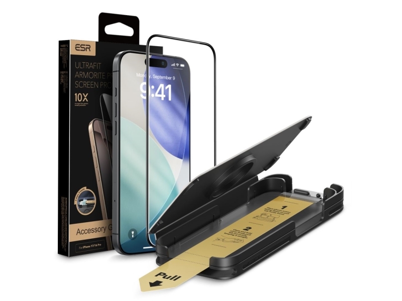 ESR UltraFit Armorite Pro hærdet glas til iPhone 17 Pro - klar