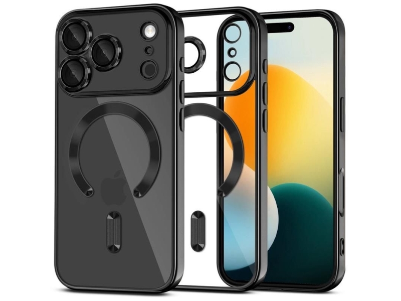 Tech-Protect Magflex Magsafe Cover Til Iphone 17 Pro Max - Clear Black
