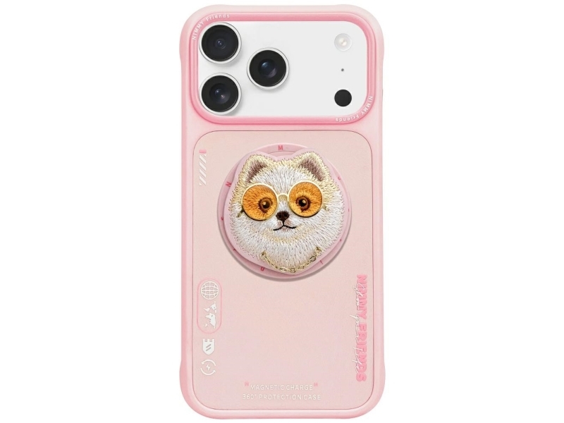 Nimmy Glasses Cool Dog Magsafe Case Für Iphone 17 - Pink