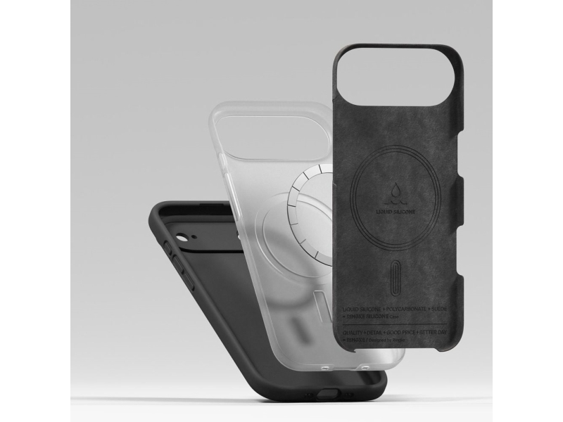Ringke Silikon Magnet-Magsafe-Case Für Iphone 17 Air - Schwarz