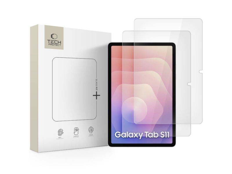 Tech-Protect Glass Fit+ Panzerglas 2Er-Set Für Samsung Galaxy Tab S11 11.0 - Transparent