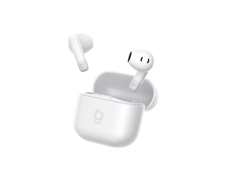 Baseus Belaidės Bluetooth 6.0 Ausinės Bass Bs2 Lite Su Įkrovimo Dėklu, Baltos