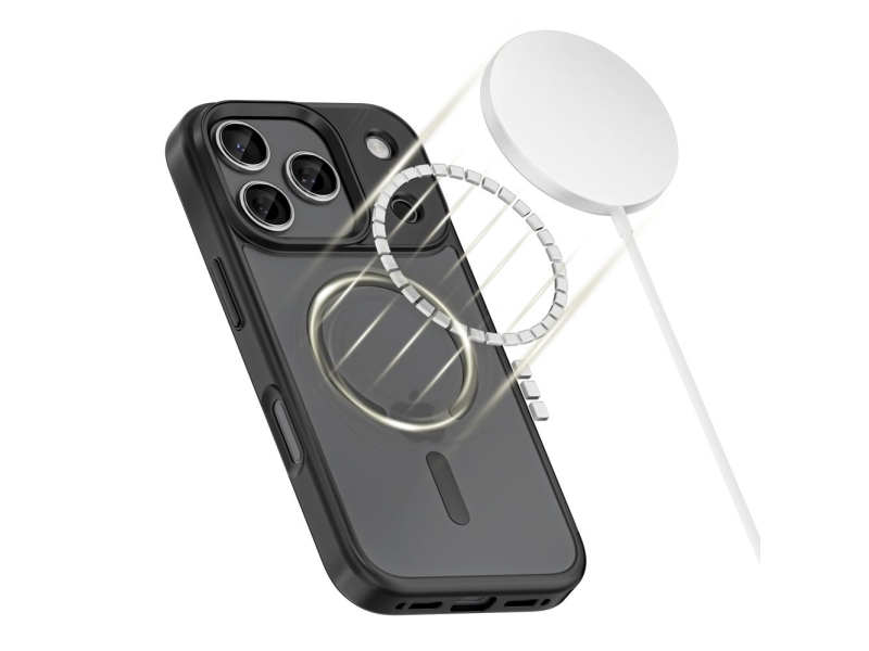 Tech-Protect Magmat Magsafe Cover Til Iphone 17 Pro - Mat Sort