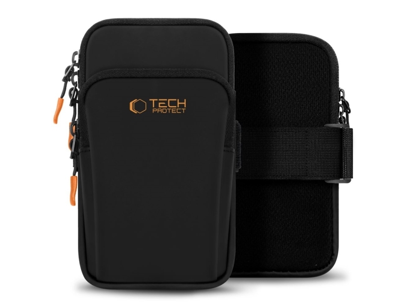 Fodral för Tech-Protect M7 universellt sportarmband Black/Orange | Sport & Träning - Sportutrustning - Lopp | GameStuff