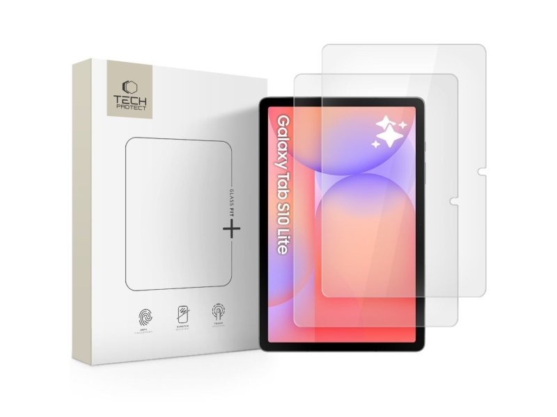 Tech-Protect Glass Fit+ Panzerglas 2Er-Set Für Samsung Galaxy Tab S10 Lite 10.9 X400 / X406b - Transparent