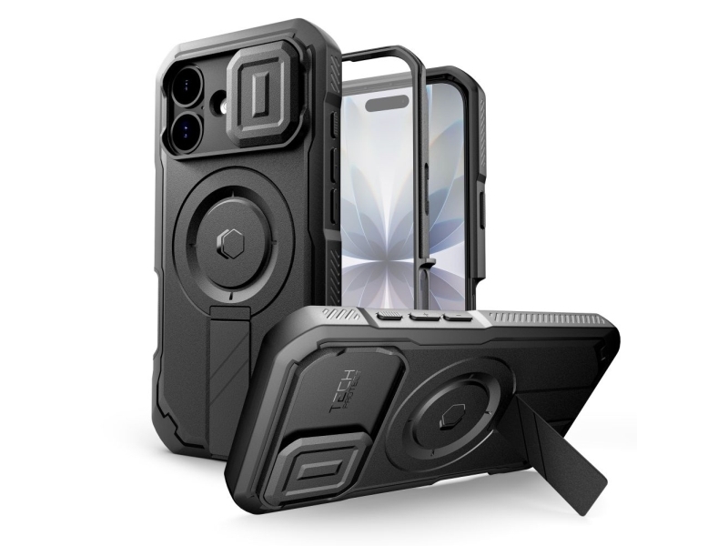 Tech-Protect Kevlar Magsafe-Cover Til Iphone 17 - Sort