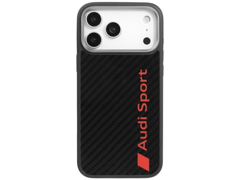Audi R8 Carbonfiber Magsafe Cover Til Iphone 17 Pro Max - Sort