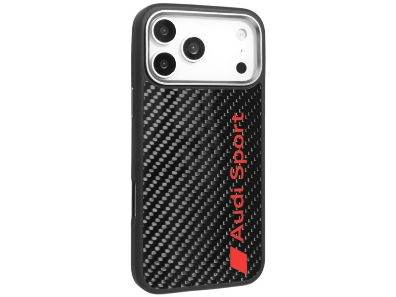 Audi R8 Carbonfiber Magsafe Cover Til Iphone 17 Pro Max - Sort