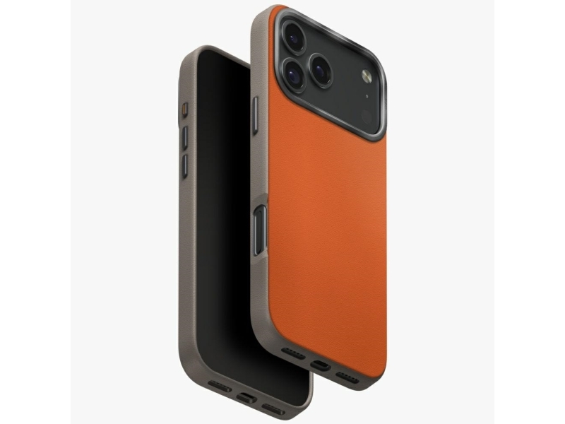 Uniq Lyden Ds Case Für Iphone 17 Pro Max Magclick-Laden - Orange-Grau