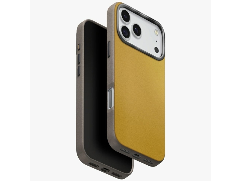 Uniq Lyden Ds Case Für Iphone 17 Pro Max Magclick-Laden - Gelb-Grau