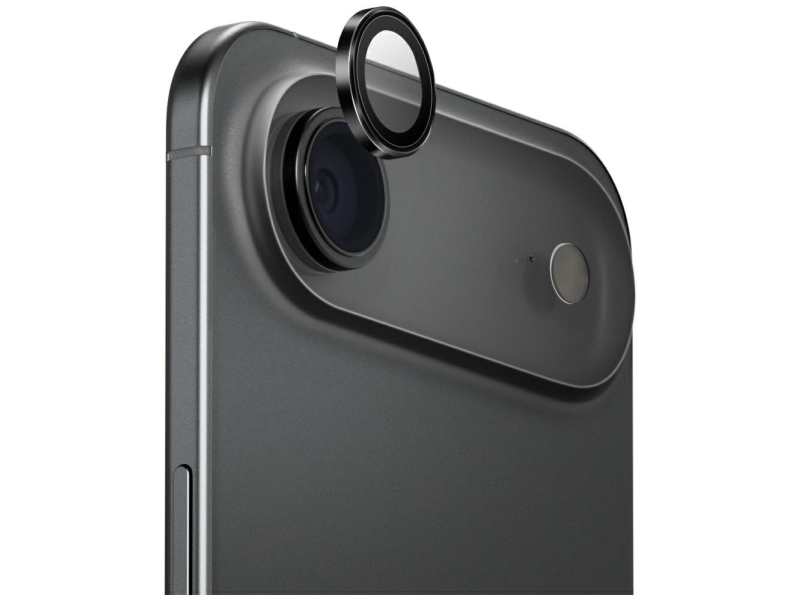 Hurtel Uniq Optix Aluminium Kamera-Linsen-Schutz Für Iphone 17 Air Mit Applikator - Schwarz